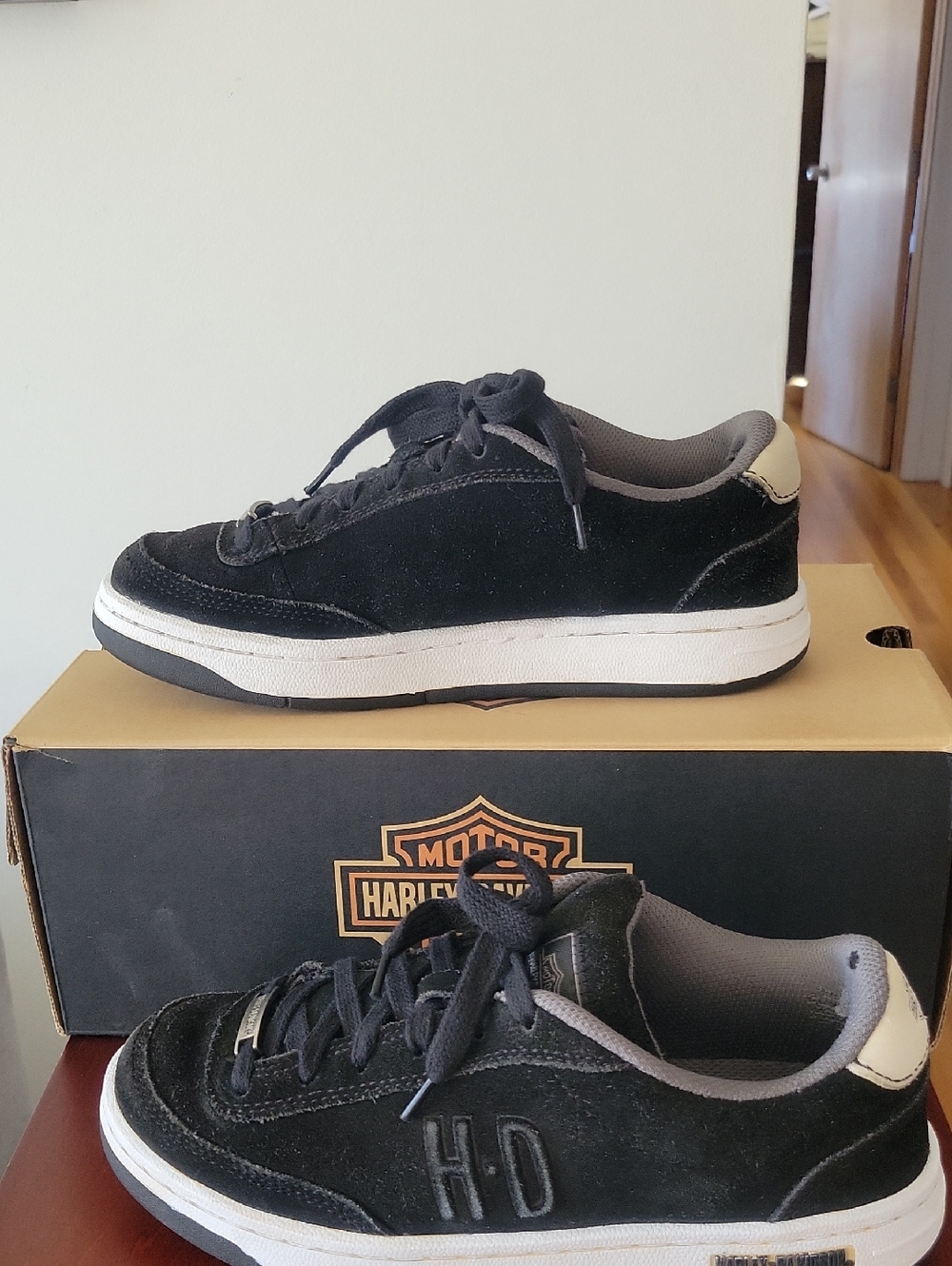 Harley-Davidson Static Skate Shoes, 7.5, Black, WB